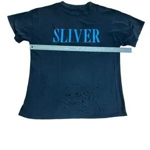 NIRVANA SLIVER Tシャツ Sliver: Nirvana Black Short Sleeve t shirt - Vintage Band Shirts